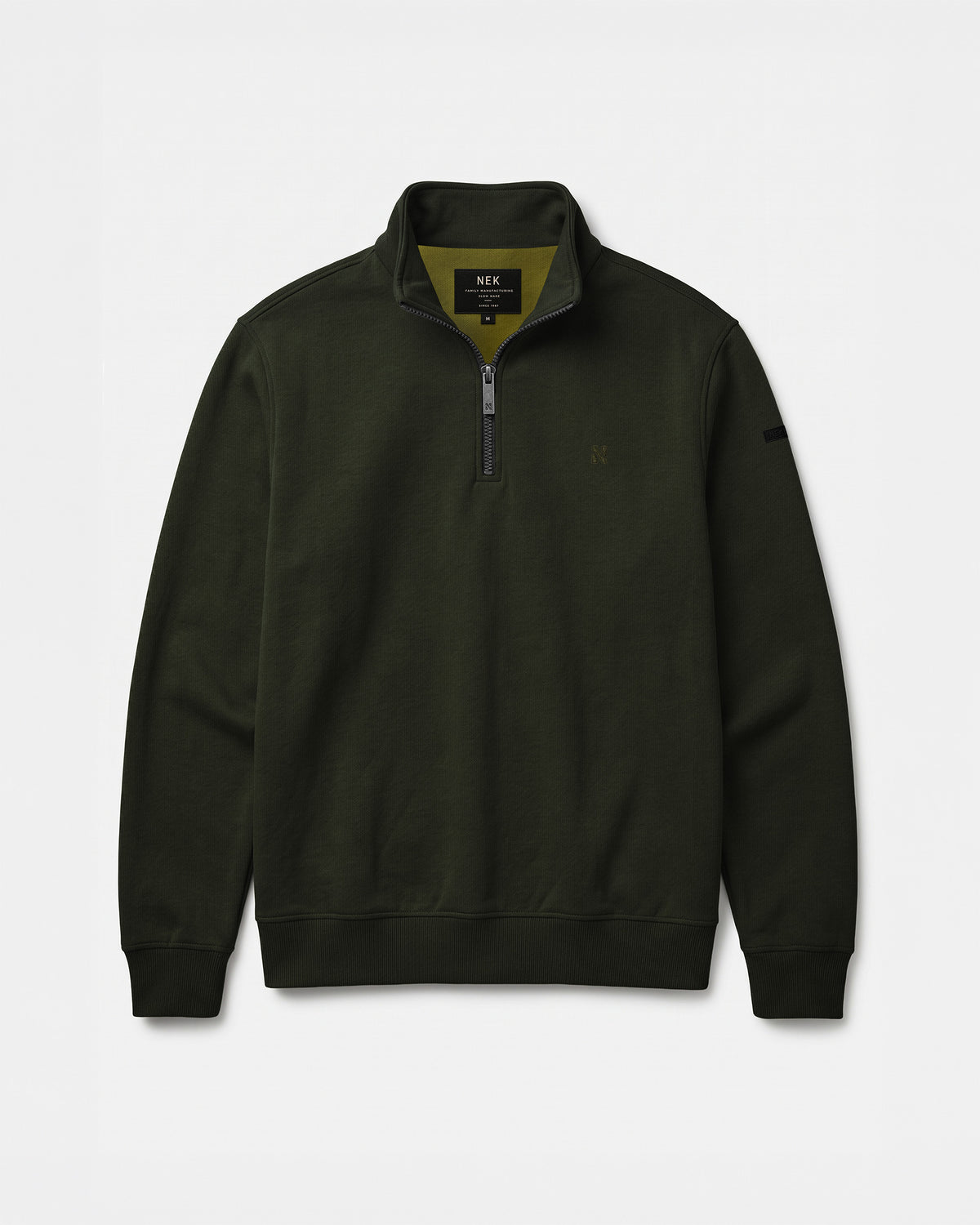 Half-zip duks - Tamnozelena, prednja strana | NEK