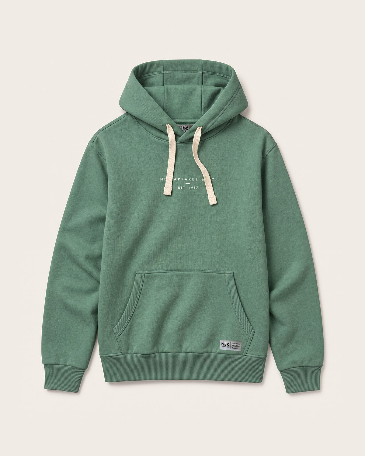 Duks sa kapuljačom NEK Apparel - Mint, prednja strana | NEK