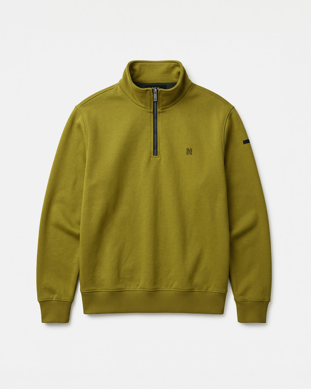 Half-zip duks - Senf, prednja strana | NEK