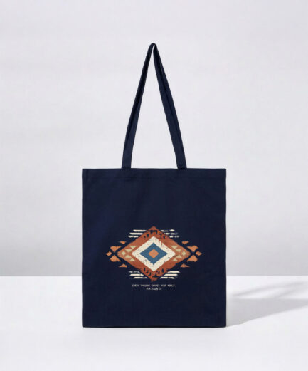 Tribal Diamond – Navy Blue