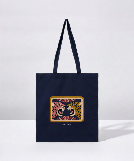 LEOPARD - Navy Blue