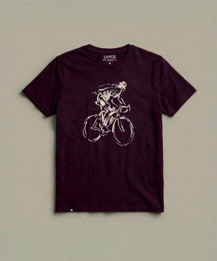 Muška majica Cyclist - Bordo