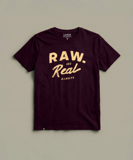 Muška majica Raw - Bordo
